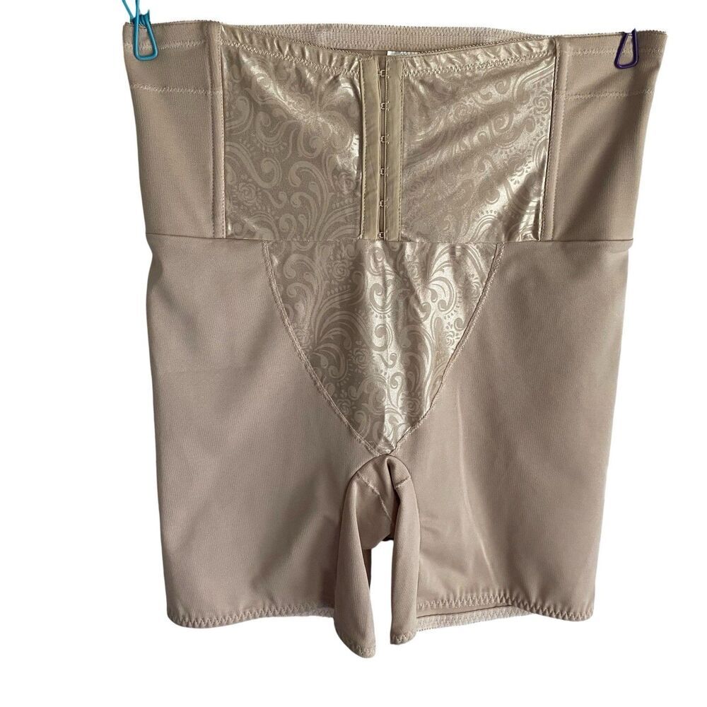 CUPID 5059 HI WAIST Shapewear Girdle Size 3XL Beige Nylon Blend Hook & Eye